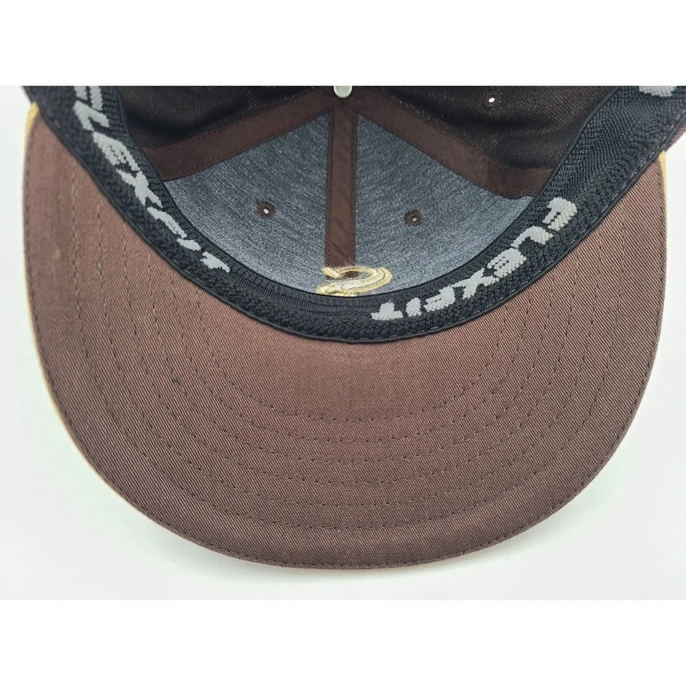 Youth Chicago White Sox‎ Twins Enterprise Flex Fitted Hat Cap MLB Baseball Brown